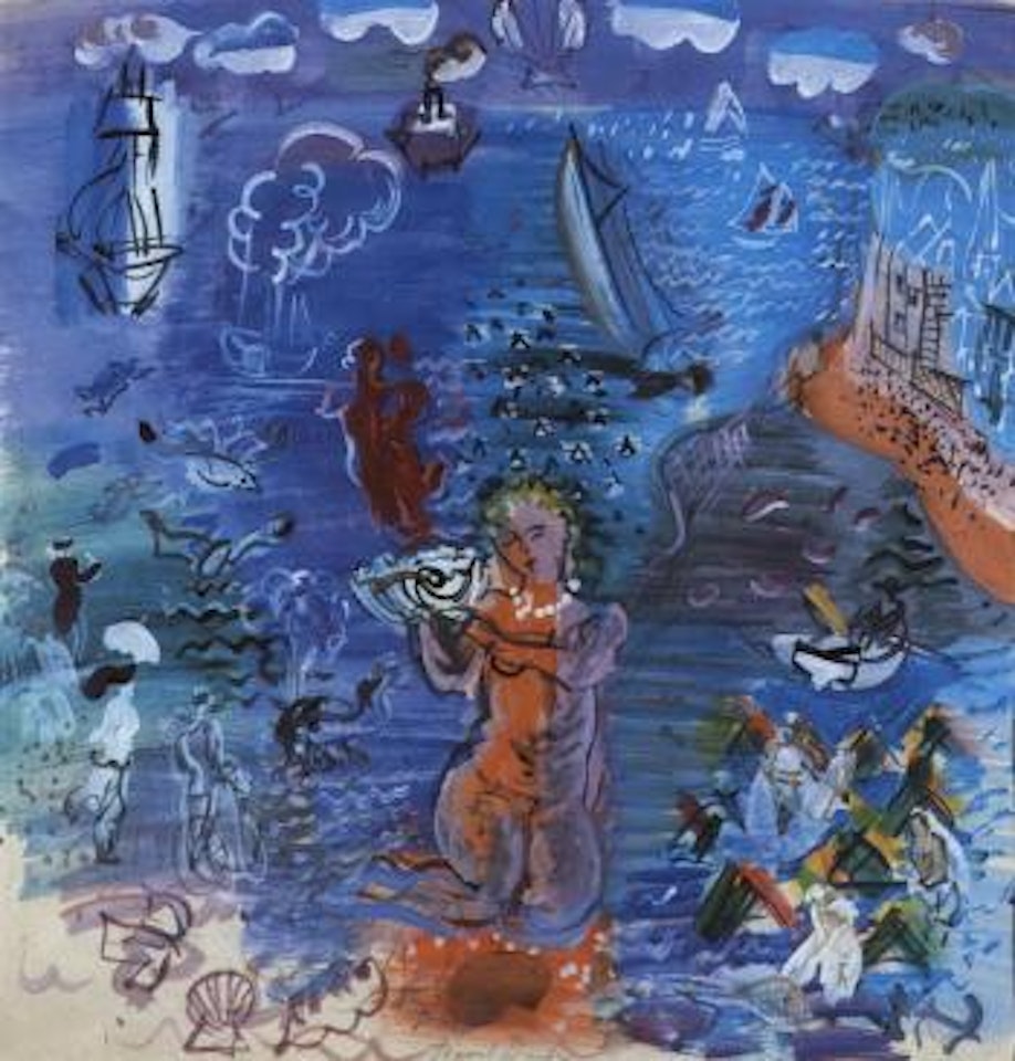 Amphitrite a la coquille by Raoul Dufy