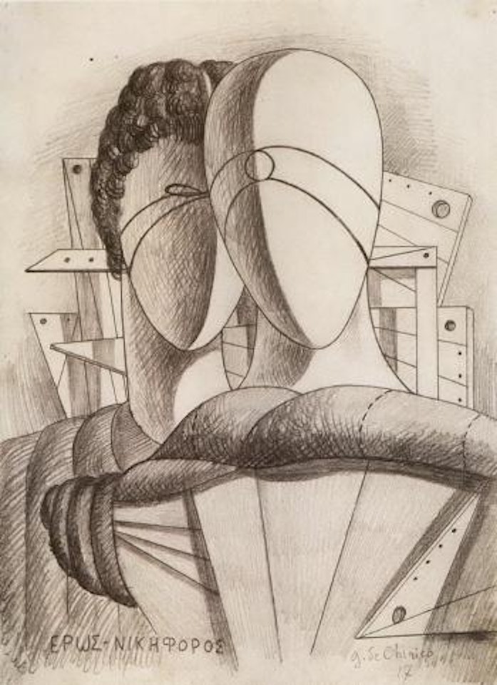 Gli amanti by Giorgio de Chirico