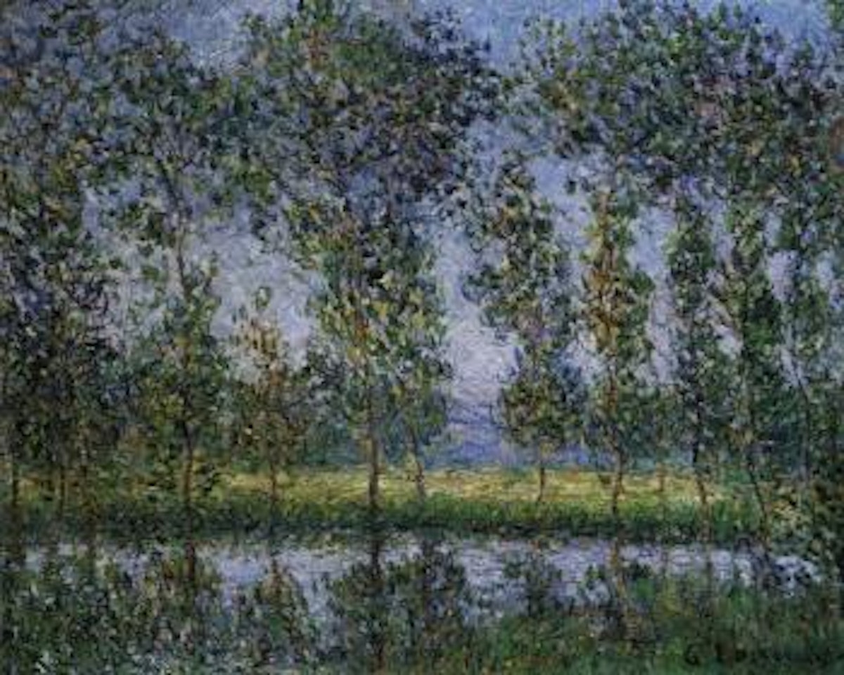 Peupliers a Saint-Cyr de Vandreuil by Gustave Loiseau