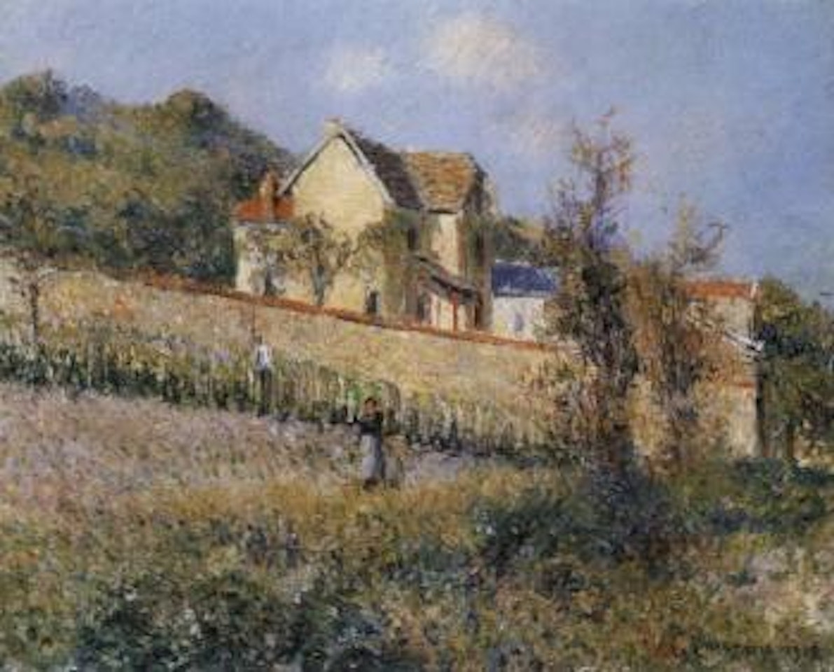 Maison de campagne a Auvers by Gustave Loiseau