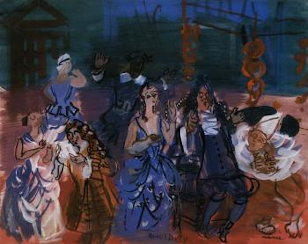 La comedie francaise by Raoul Dufy