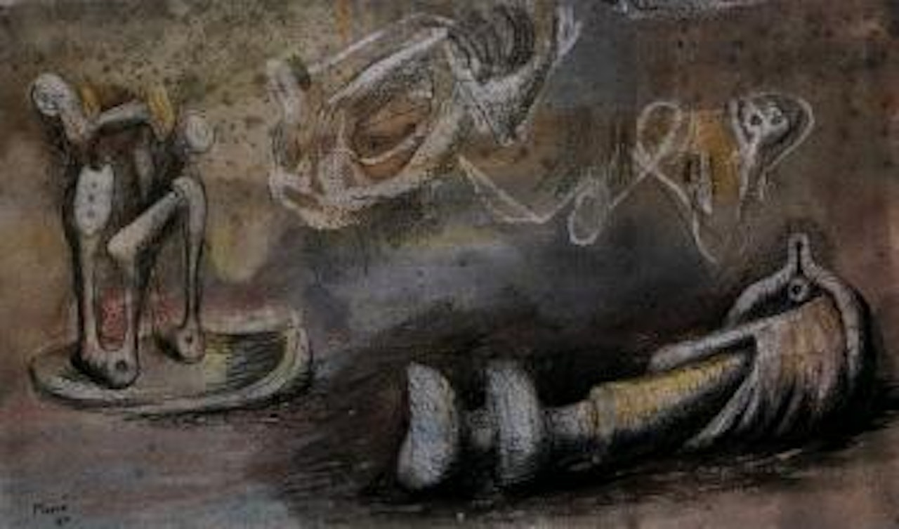 Studies for sculpture by Henry Moore