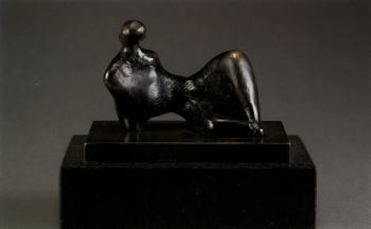 Reclining girl by Henry Moore