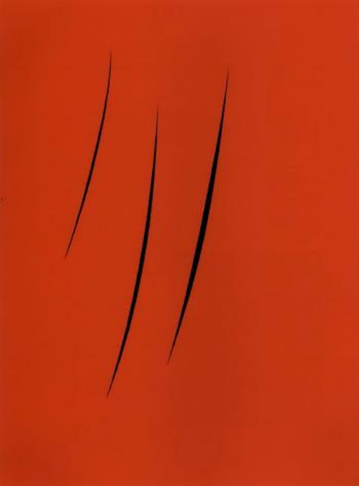 Concetto Spaziale, Attese by Lucio Fontana