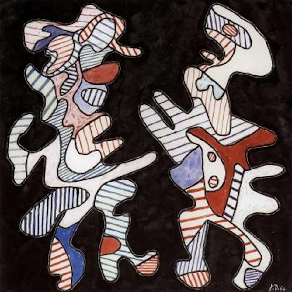Le conciliabule by Jean Dubuffet