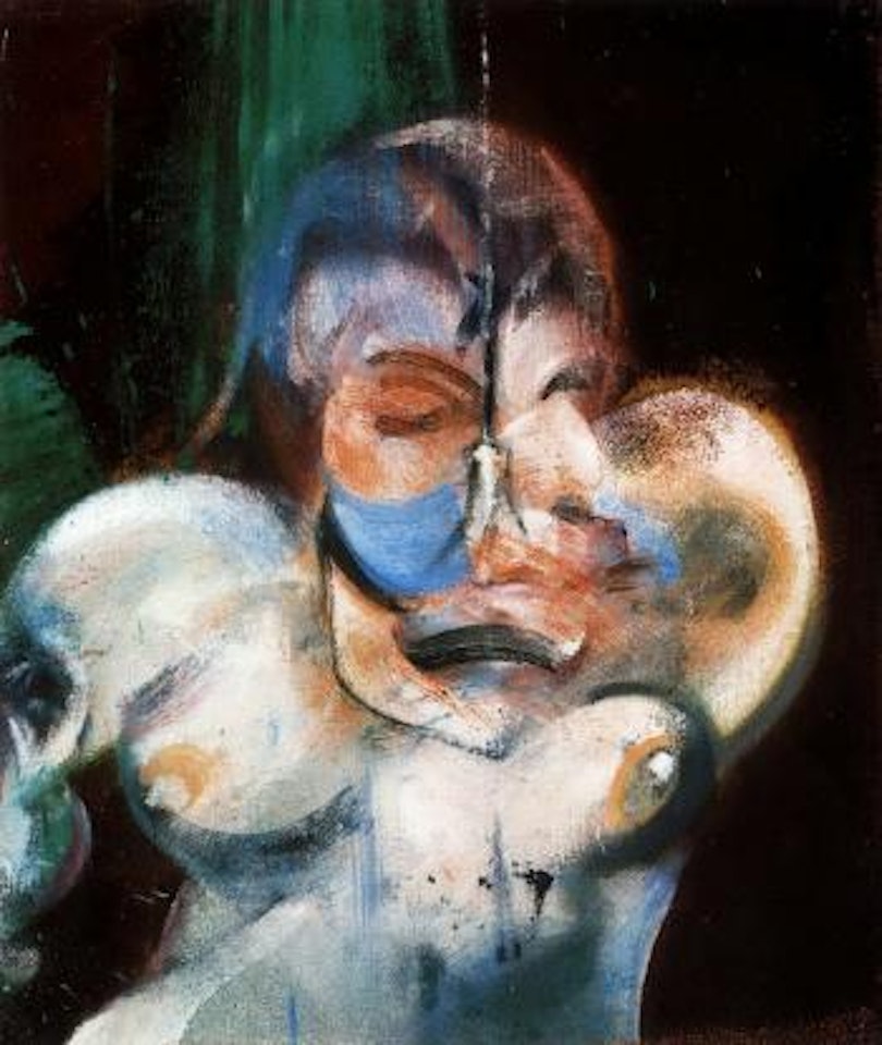 Study for female figure by Francis Bacon