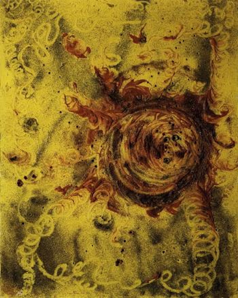 Concetto spaziale jazz by Lucio Fontana