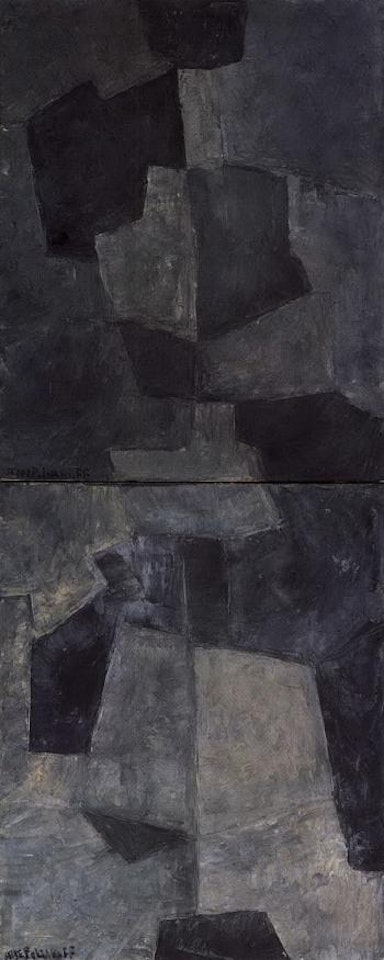 Diptyque gris by Serge Poliakoff
