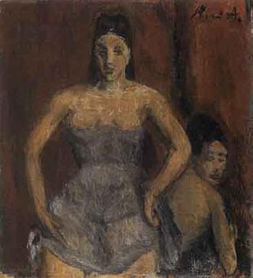 Esquisse pour 'Le salon rouge' by Rene Auberjonois