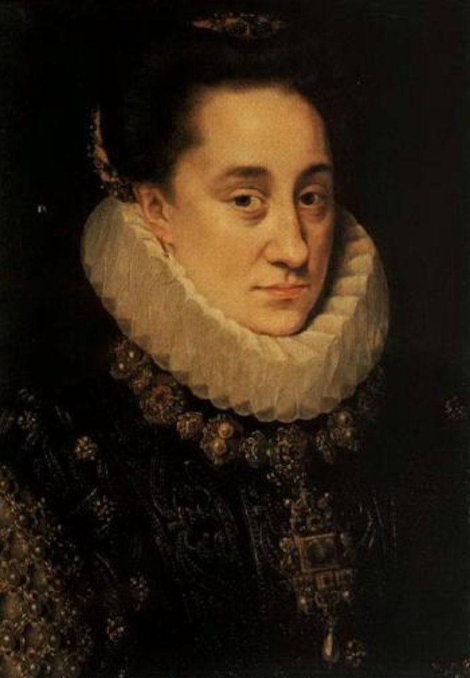 Portrait of Princess Maria of Nassau by Adriaen Thomas Key