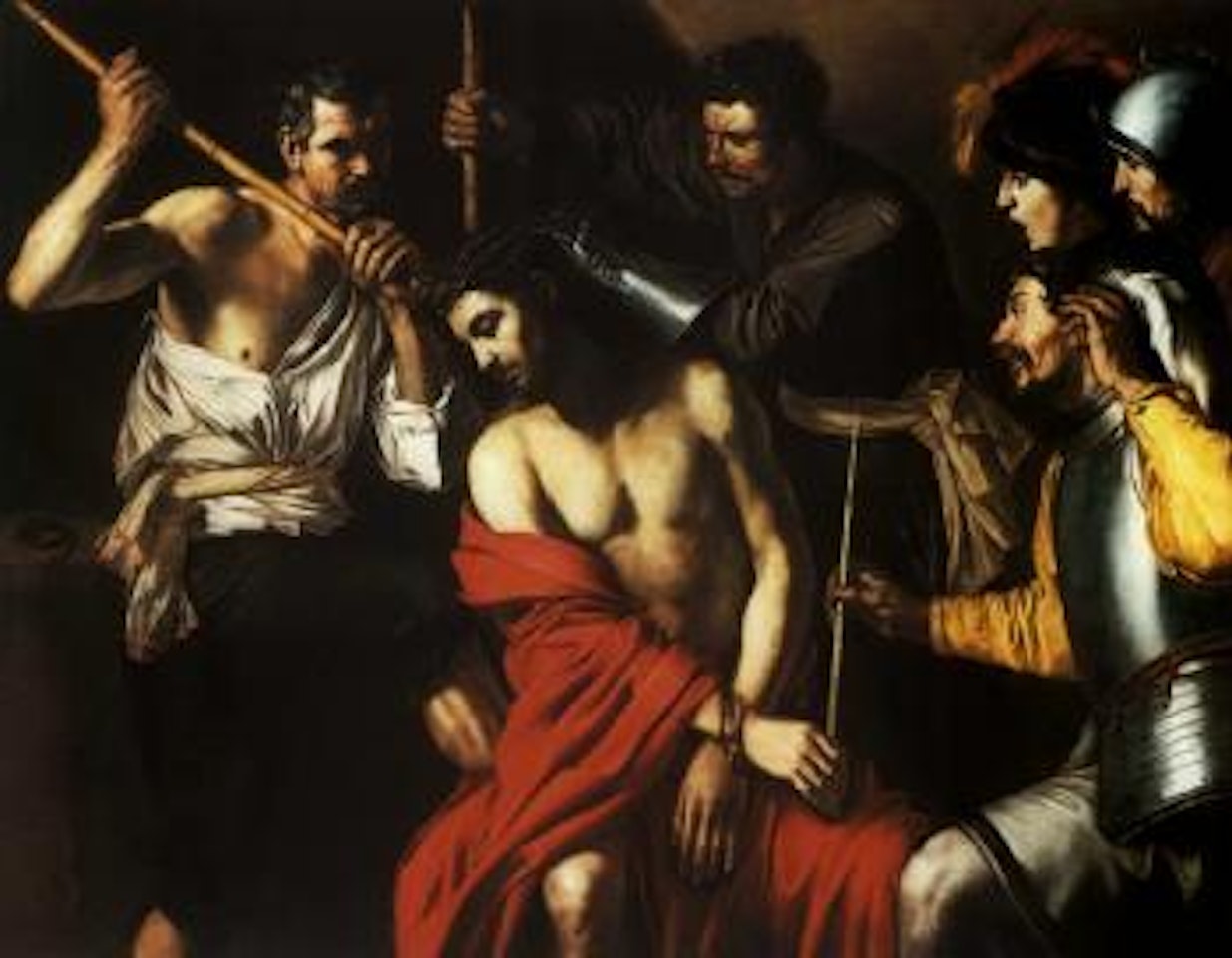 The mocking of Christ by Caravaggio