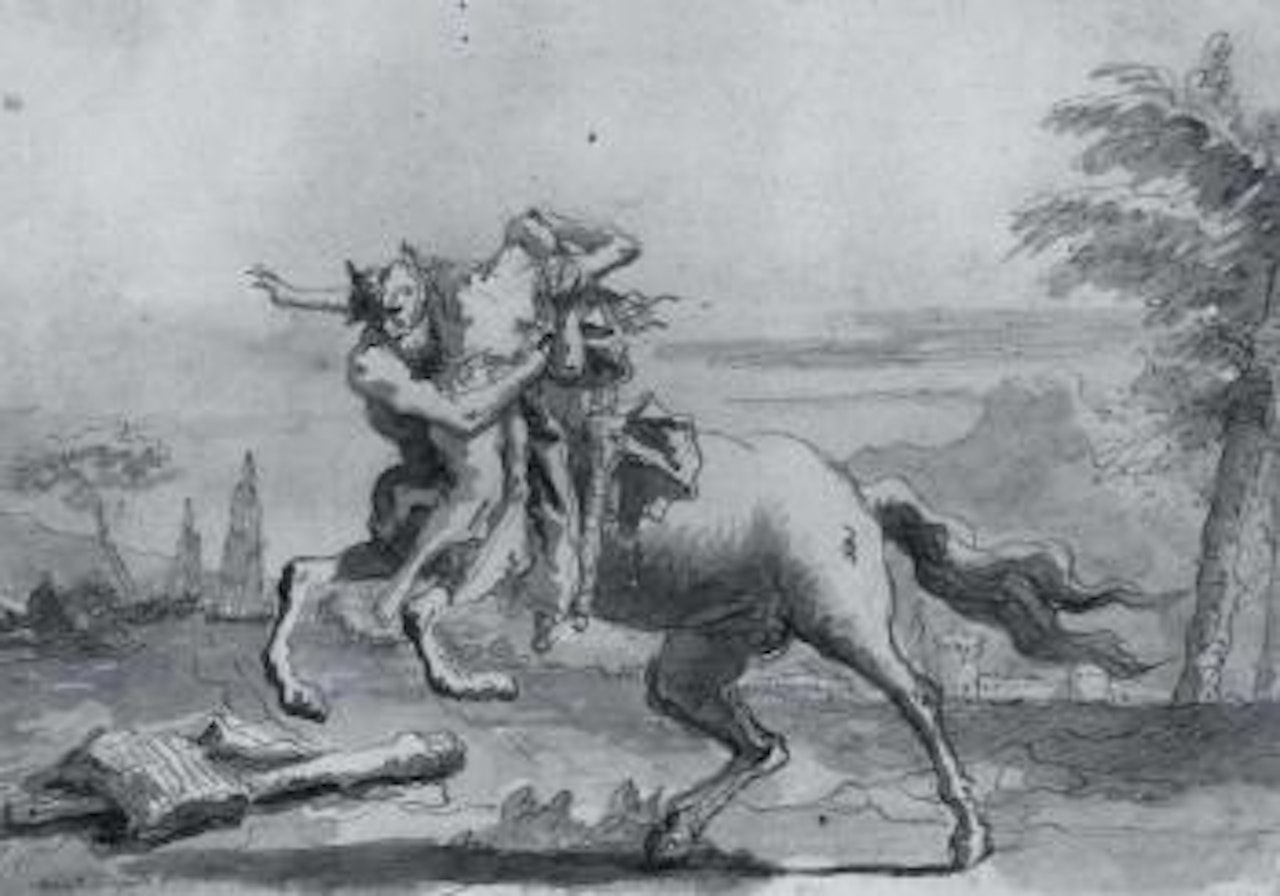 Nessus and Deianeira by Giovanni Domenico Tiepolo