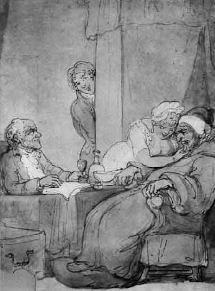 Tending the invalid by Thomas Rowlandson