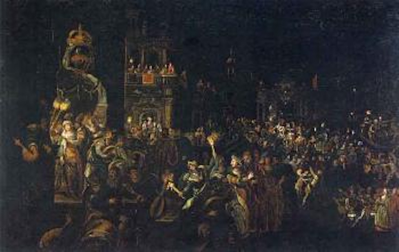 Carnival in Venice by Italian School