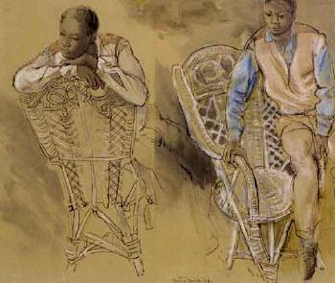 Nigerian youths, Omu by Donald Stuart Leslie Friend
