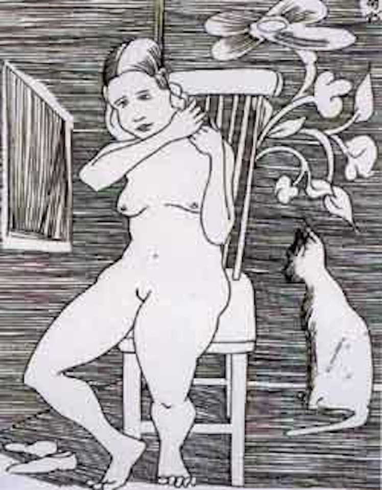 From Charles Blackman's Paris Dreaming, the Studio by Charles Blackman