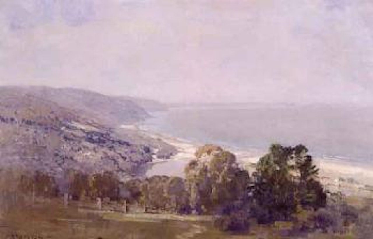 Erskine river, Lorne, Victoria by Arthur Ernest Streeton
