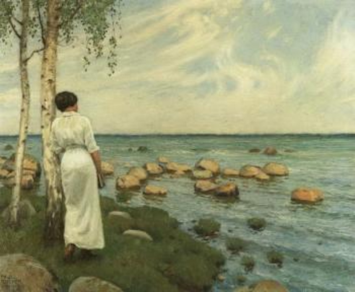 On the beach by Paul Fischer