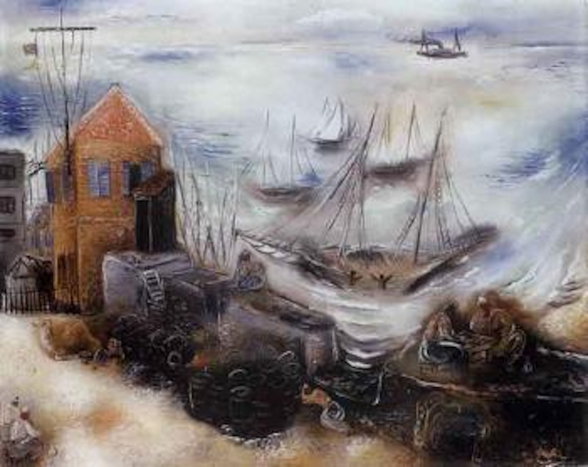 Jaffa Harbour by Reuven Rubin