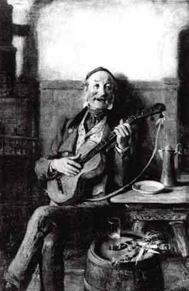 The guitar player by Hermann Kern