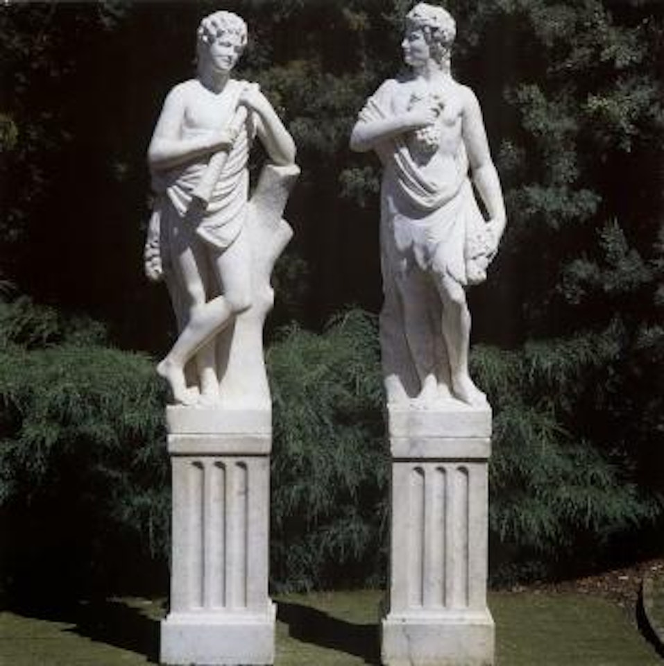 Figures of Pan and Bacchus by Italian School