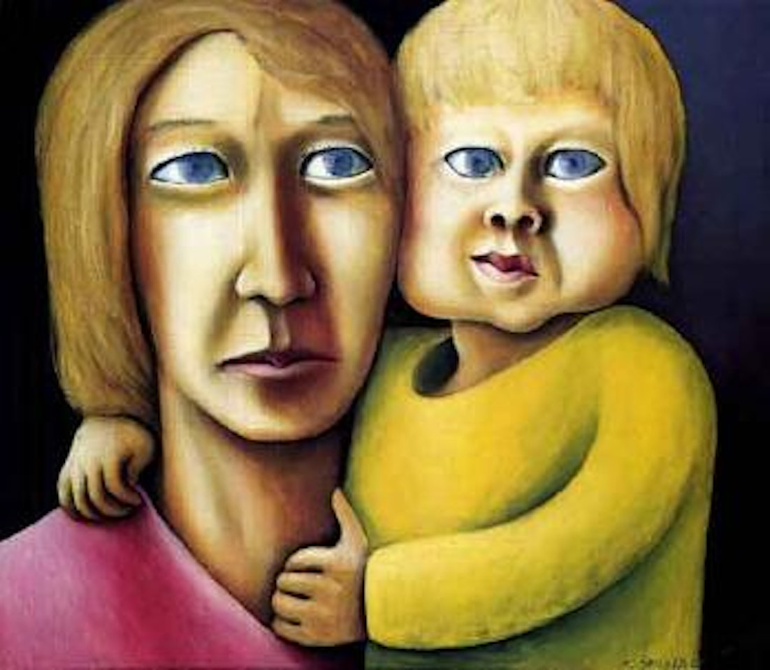 Mother and Child by Michael Smither