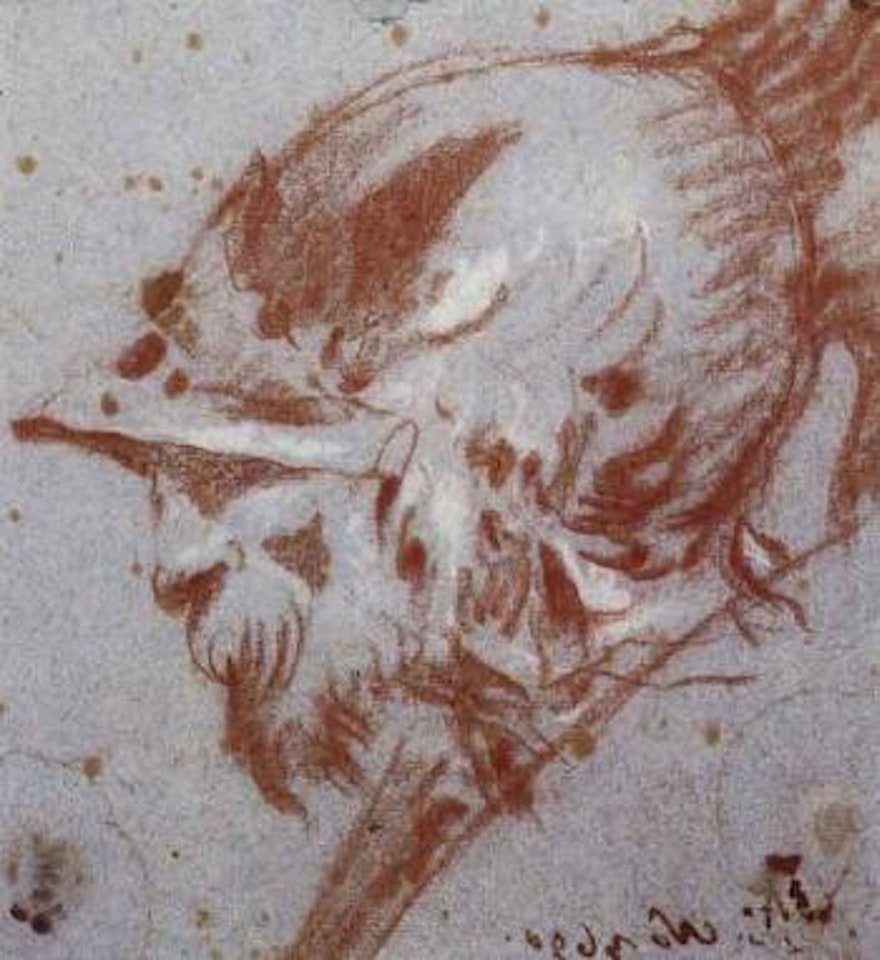 Head of Roman soldier by Giovanni Battista Tiepolo