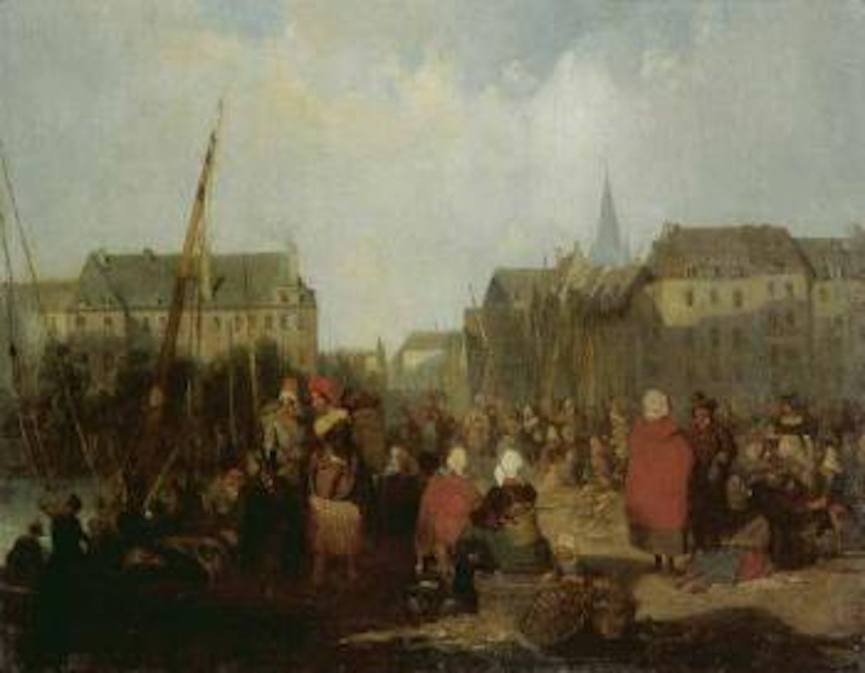 Fishmarket by German School