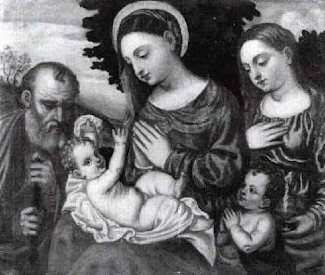 Holy Family with Mary Magdalene by Venetian School
