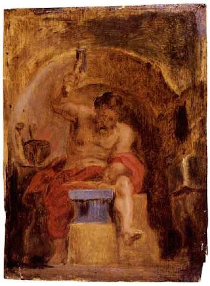 Volcanus in his forge by Peter Paul Rubens