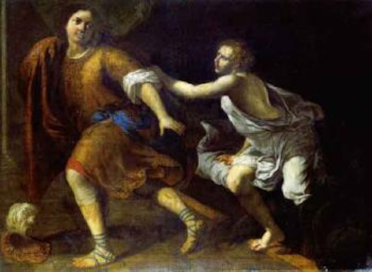 Joseph and Potiphar's wife by Florentine School