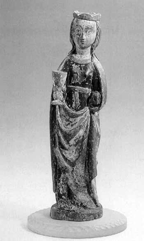 Figure of St. Barbara by Alpine School