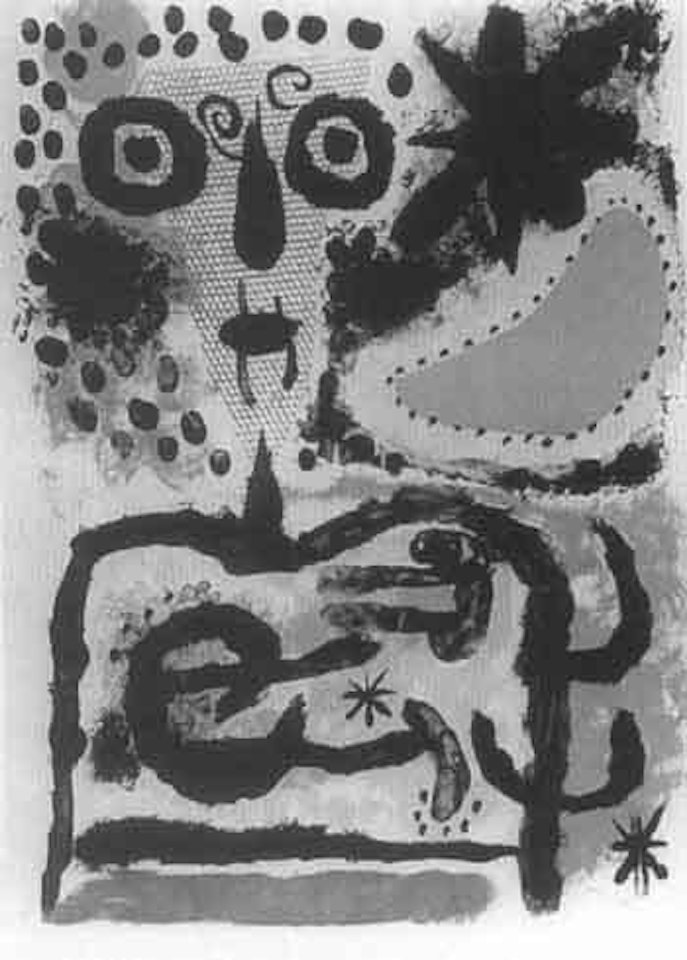 Personnage nuageux by Joan Miró