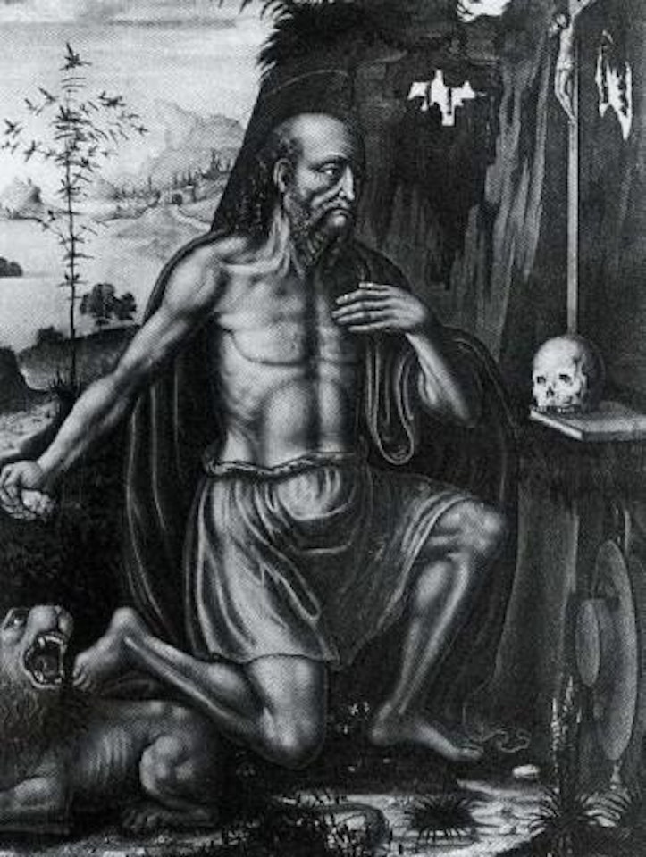 The Penitent St. Jerome by Gianpietrino