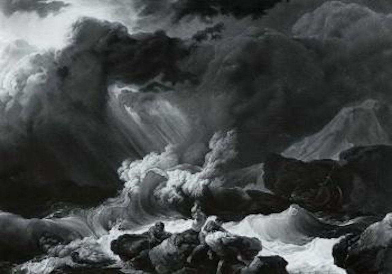 Stormy sea by Claude Joseph Vernet