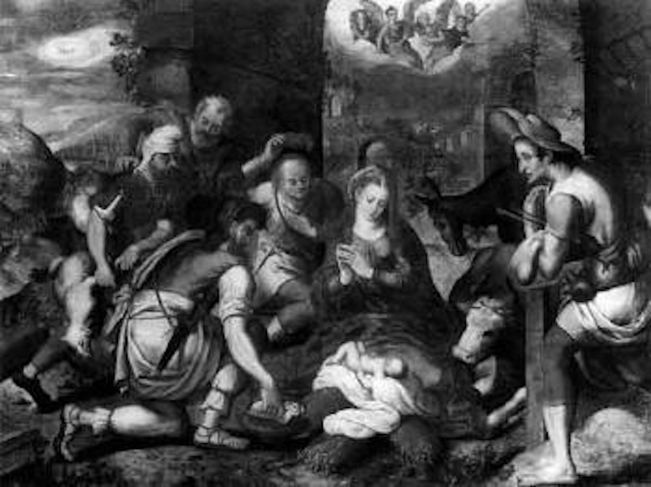 The Adoration of the Shepherds by Flemish School