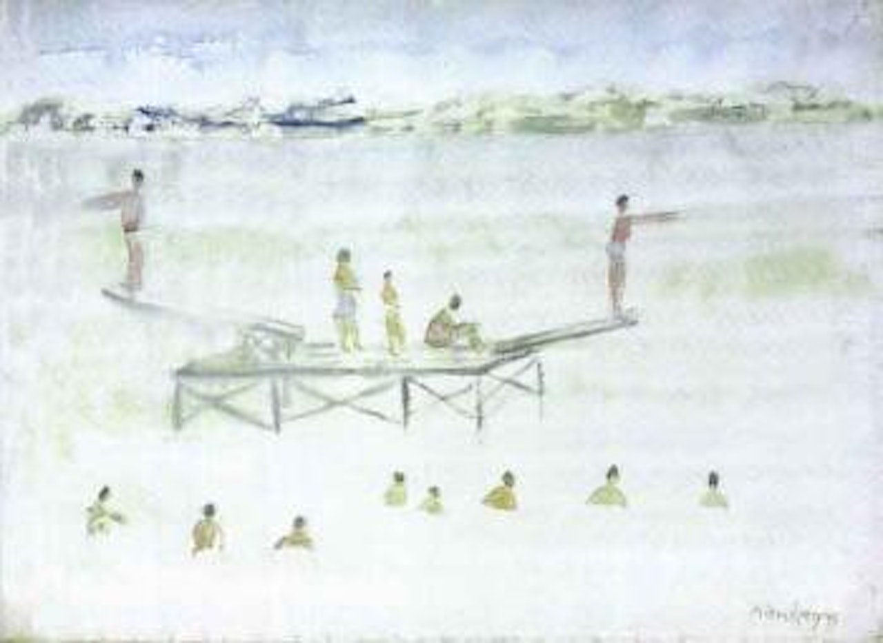 Swimmers and divers by Milton Avery