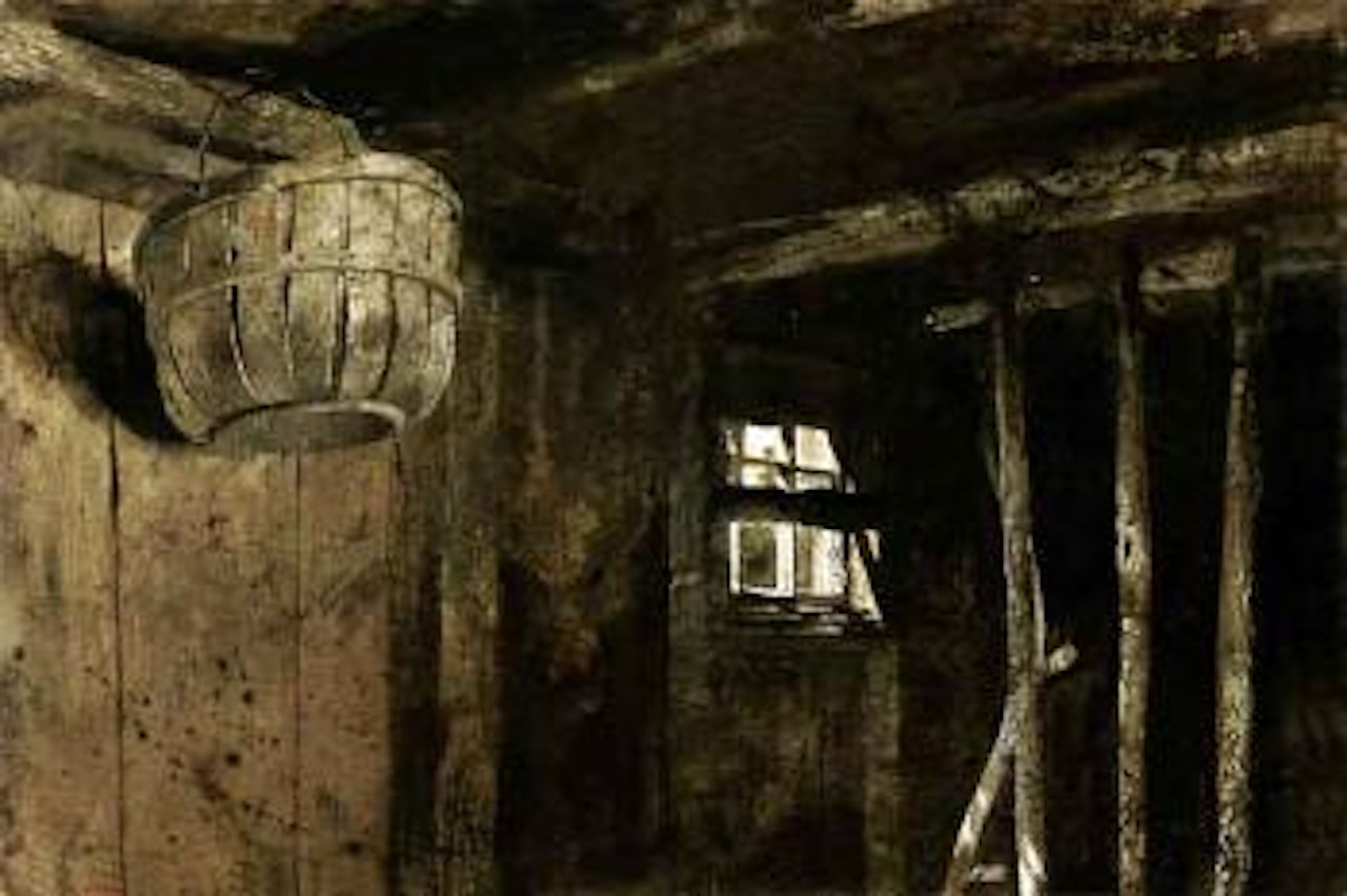 The Stanchions, Alvaro Olson's Barn by Andrew Wyeth