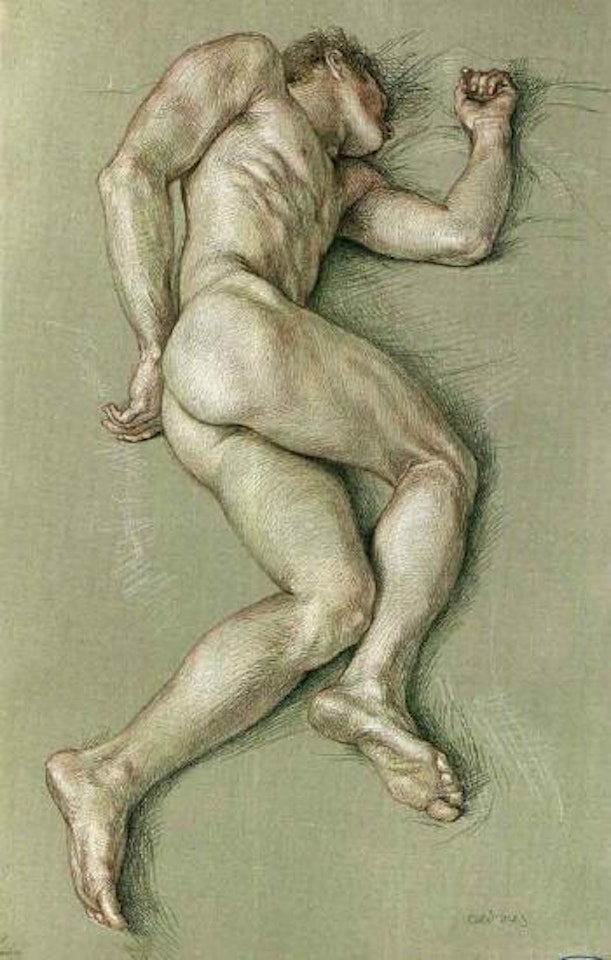 Reclining nude by Paul Cadmus