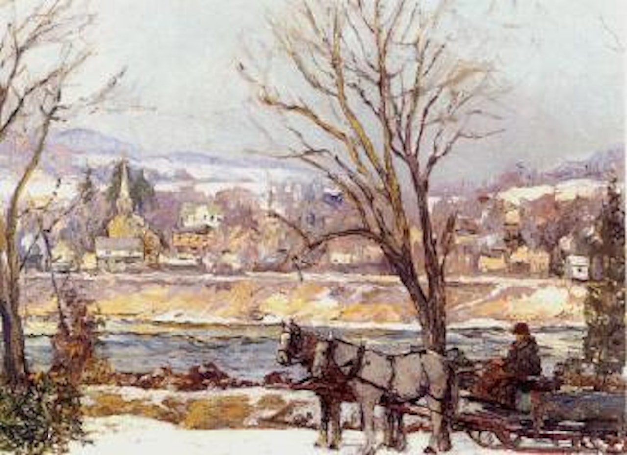 Across the river by Edward Willis Redfield