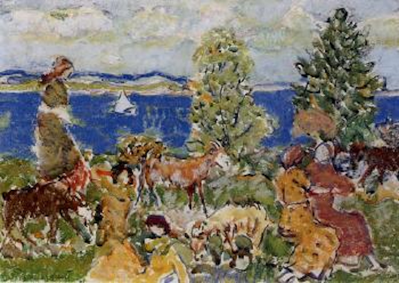 Summer afternoon by Maurice Prendergast