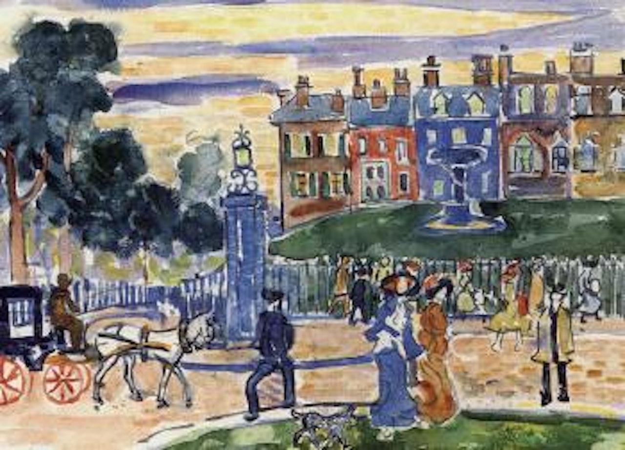 Edge of the park by Maurice Prendergast