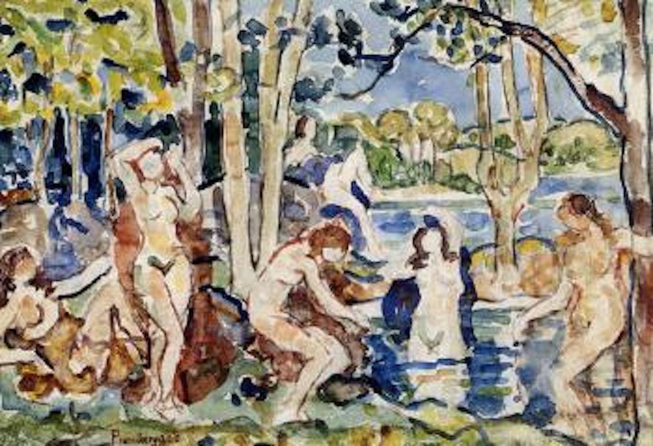Bathers by Maurice Prendergast