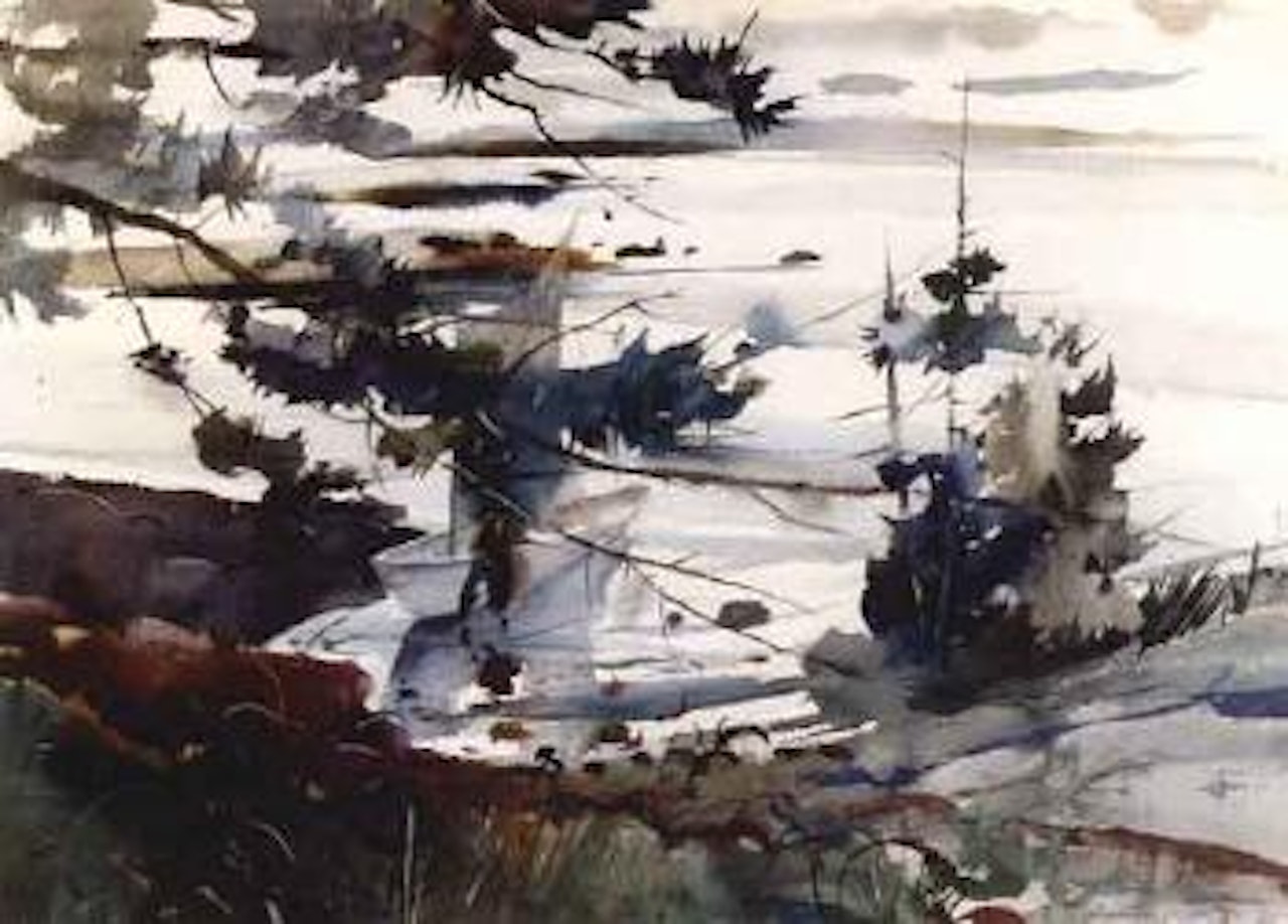 Edge of the sea by Andrew Wyeth