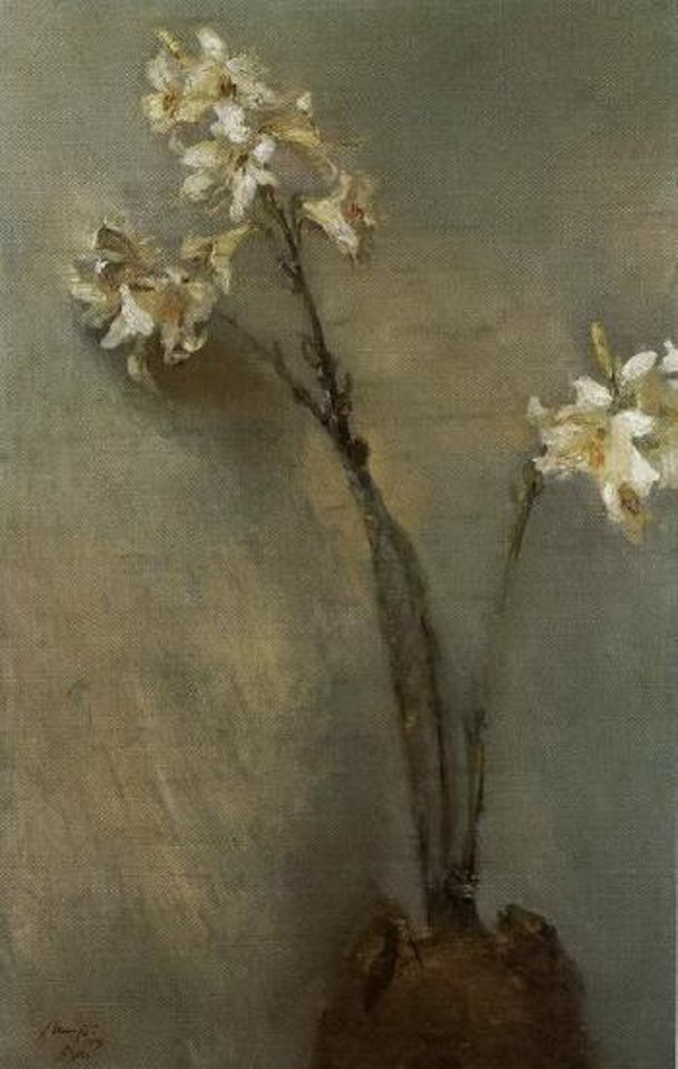 Lily branch by Max Slevogt