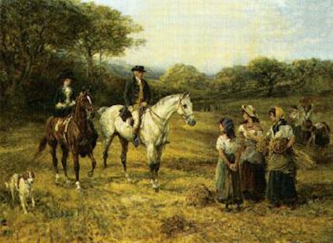 The gleaners by Heywood Hardy