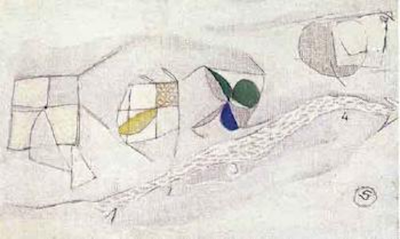 Quadrato in evoluzione by Gastone Novelli