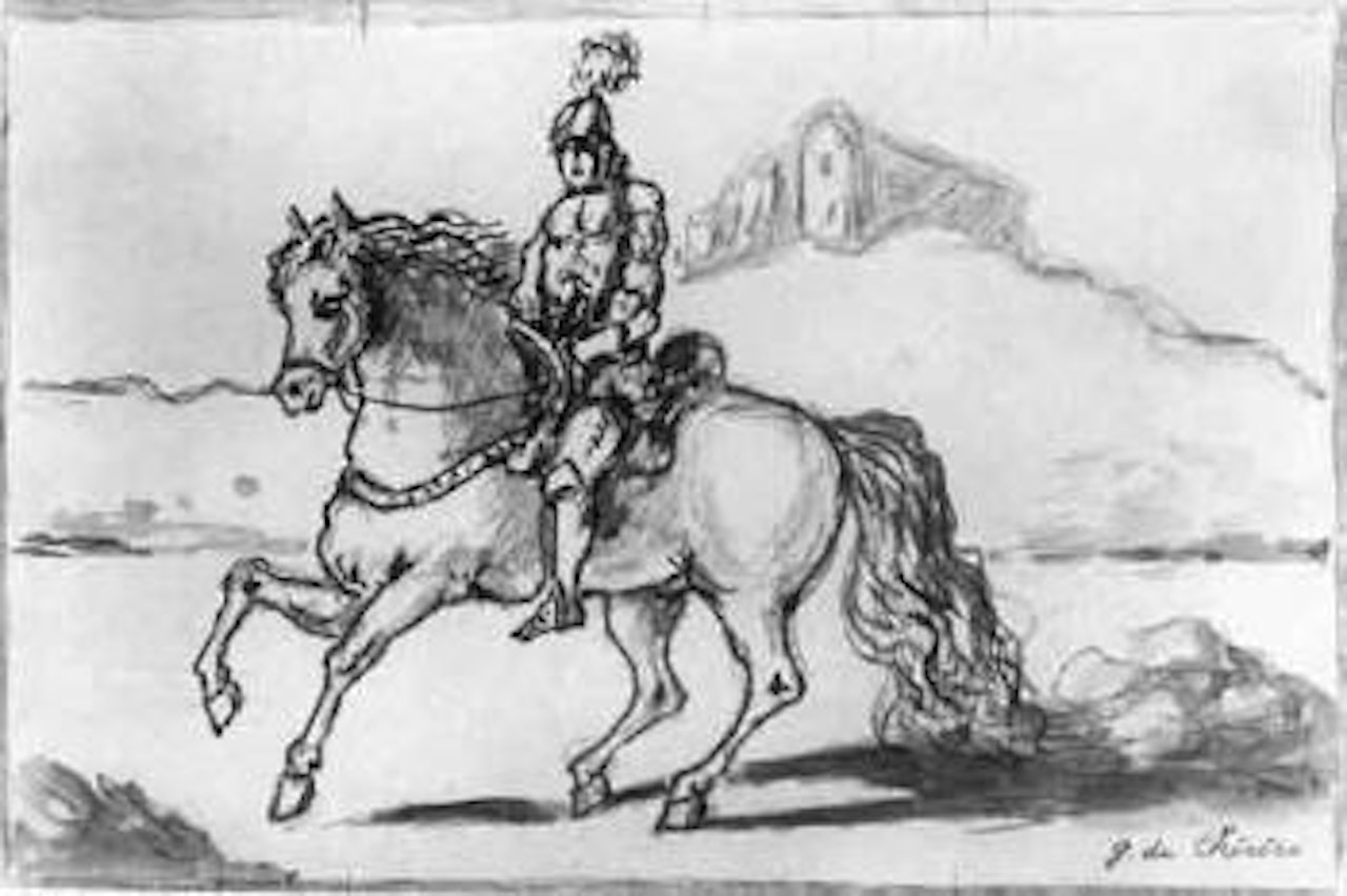 Cavallo e cavaliere by Giorgio de Chirico
