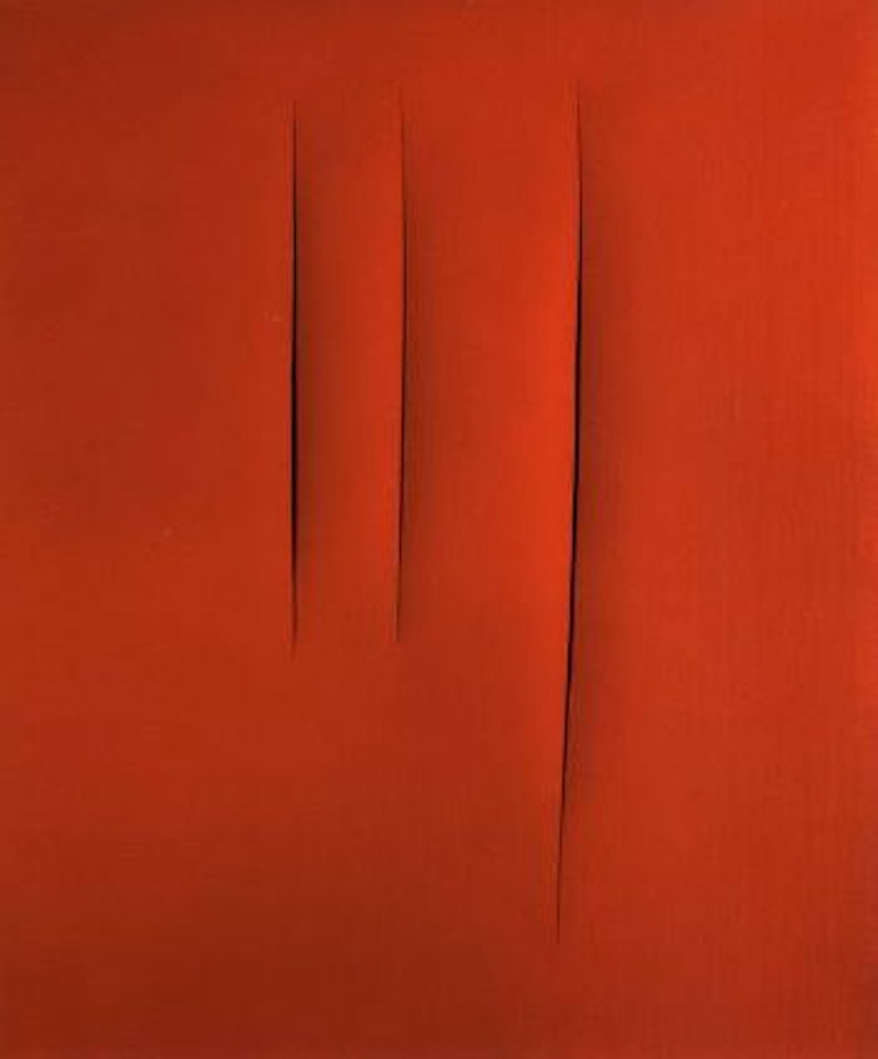 Concetto spaziale - Attese by Lucio Fontana
