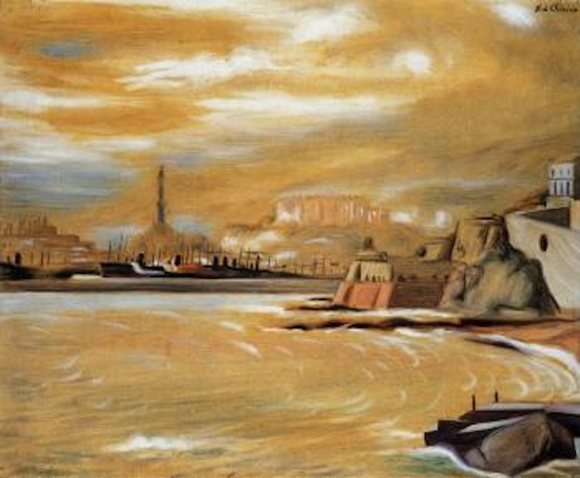 View of Genoa by Giorgio de Chirico
